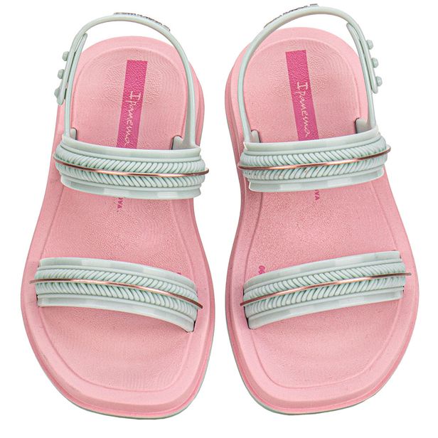 Sandália Infantil Feminina Glow Baby Ipanema 27404 ROSA/VERDE 19