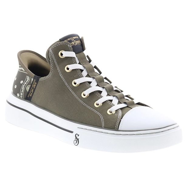 Tênis Masculino Snoop Dogg: Snopp One- Og Canvas Skechers 251036 OLIVA 38