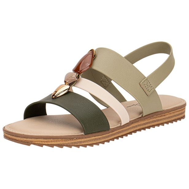 Sandália Feminina Flat Modare 7141144 VERDE 35