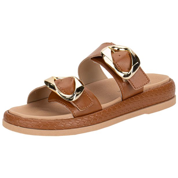 Sandália Feminina Conforto Ramarim 2555204 CARAMELO 34