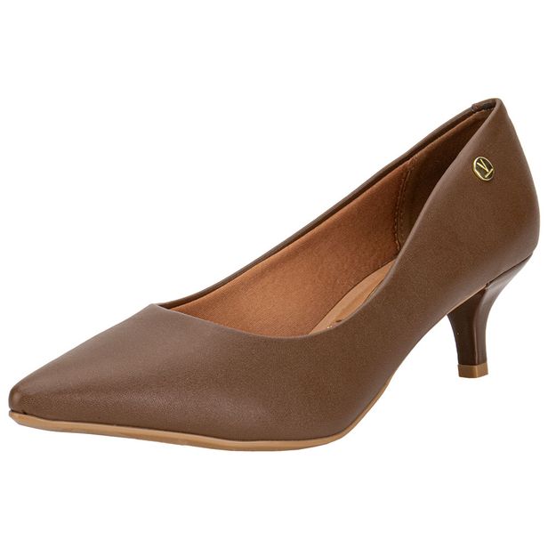 Scarpin Feminino Salto Fino Vizzano 1122828 CAFÉ 36