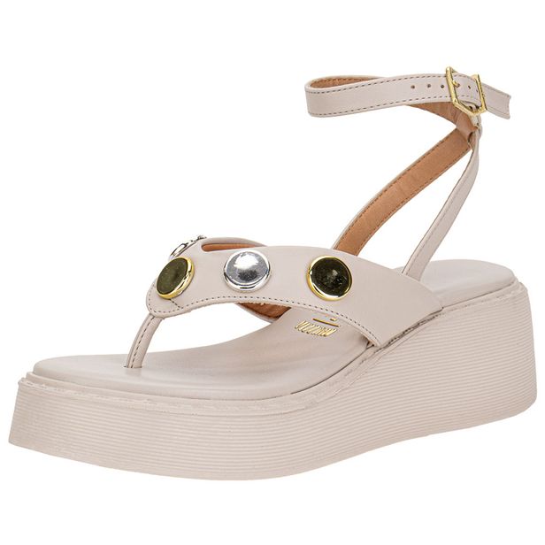 Sandália Feminina Anabela Vizzano 6525108 CINZA 34