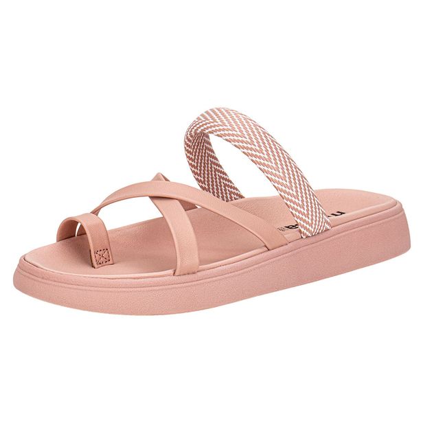 Tamanco Feminino Flat Moleca 5469145 ROSA 34