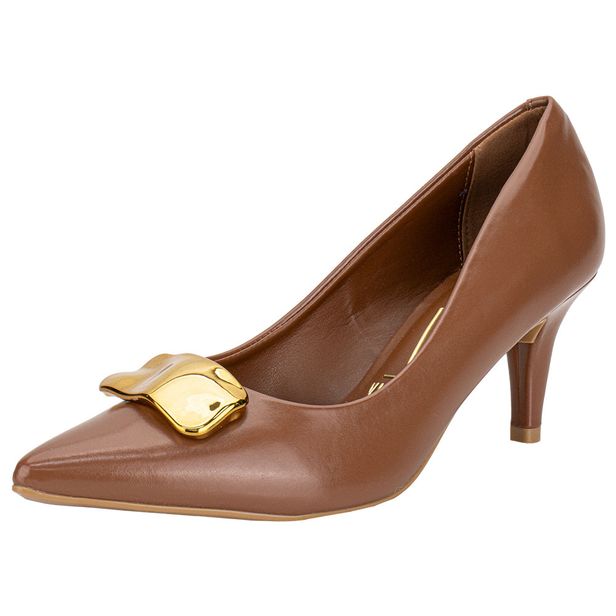 Scarpin Feminino Salto Fino Vizzano 11851445 CARAMELO 35