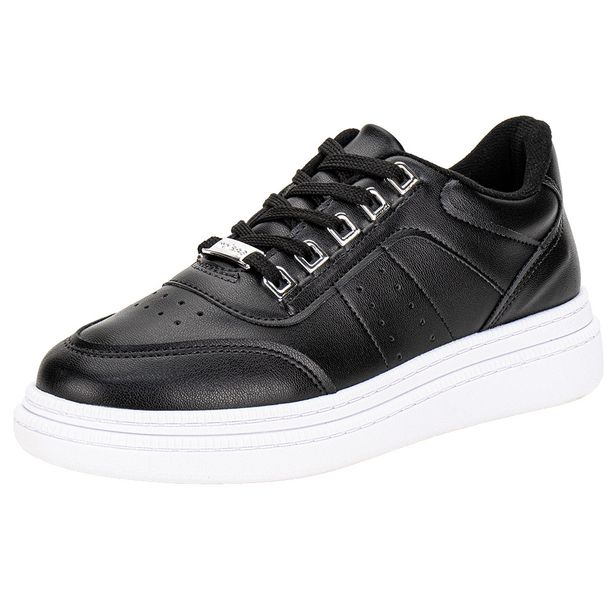 Tênis Feminino Casual Moleca 5816104 PRETO 34