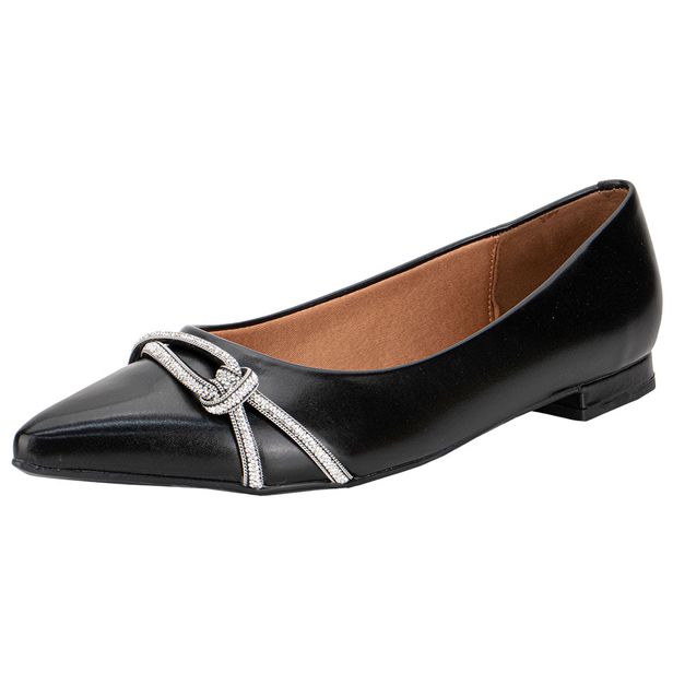 Sapatilha Feminina Flat Vizzano 12061006 PRETO 34