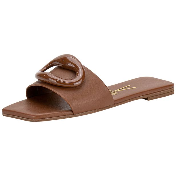 Tamanco Feminino Flat Vizzano 6553101 CAFÉ 34