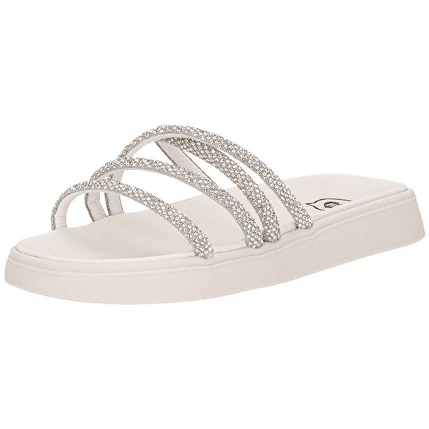 Tamanco Infantil Feminino Molekinha 2358108 BRANCO/PRATA 26