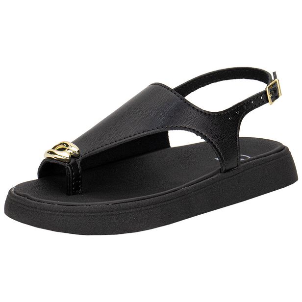 Sandália Infantil Feminina Molekinha 2358116 PRETO 27