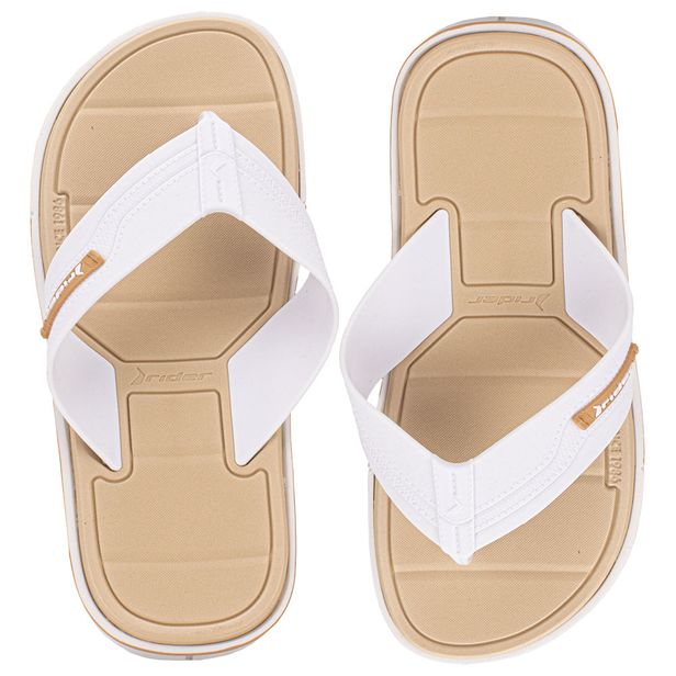 Chinelo Masculino Spin Rider - 11772 BRANCO/BEGE 37/38