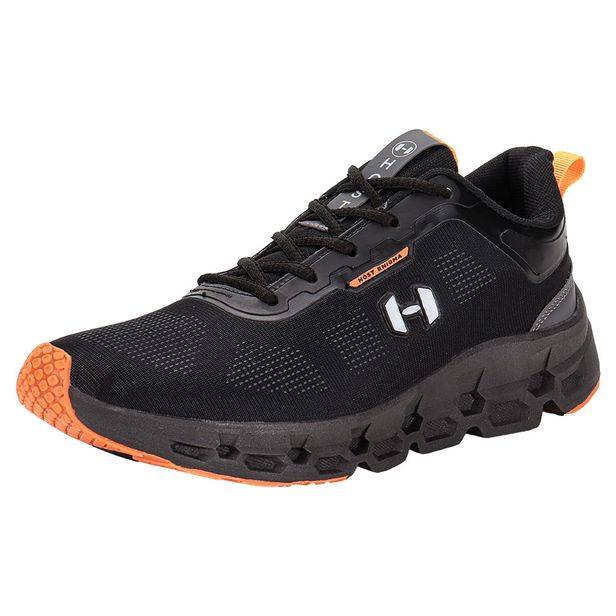 Tênis Masculino Host HS6800 PRETO/LARANJA 38