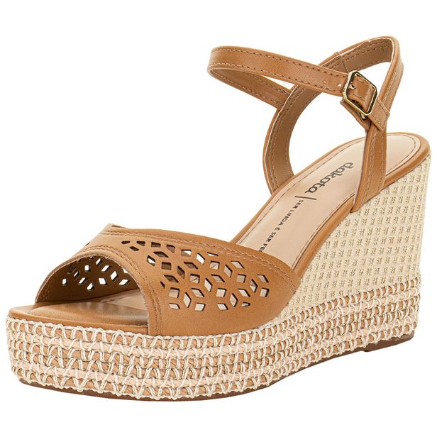 Sandália Feminina Anabela Dakota Y9872 CAMEL 34