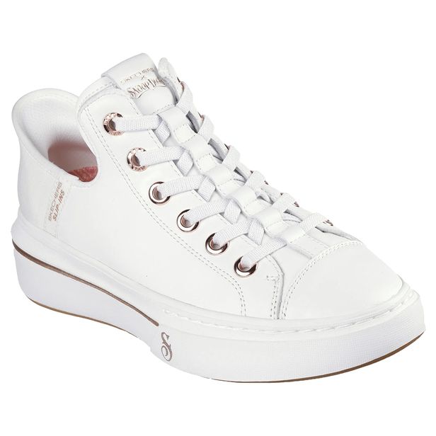 Tênis Feminino Snoop Dogg: Slip-Ins One-OG Leather Skechers 186001 BRANCO 36