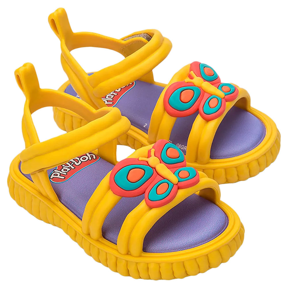 Mini Melissa Create + Play Doh Baby 35989 AMARELO | Clovis Calçados