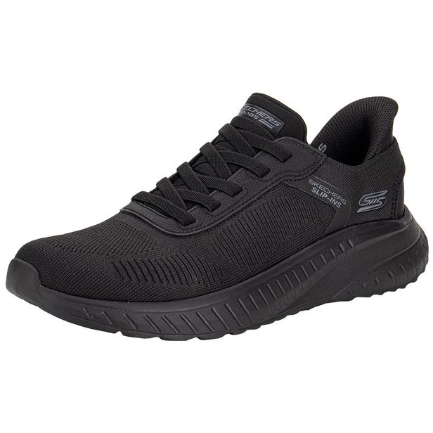 Tênis Masculino BOBS Sport Squad Chaos - Solid Step Skechers 118312 PRETO 38