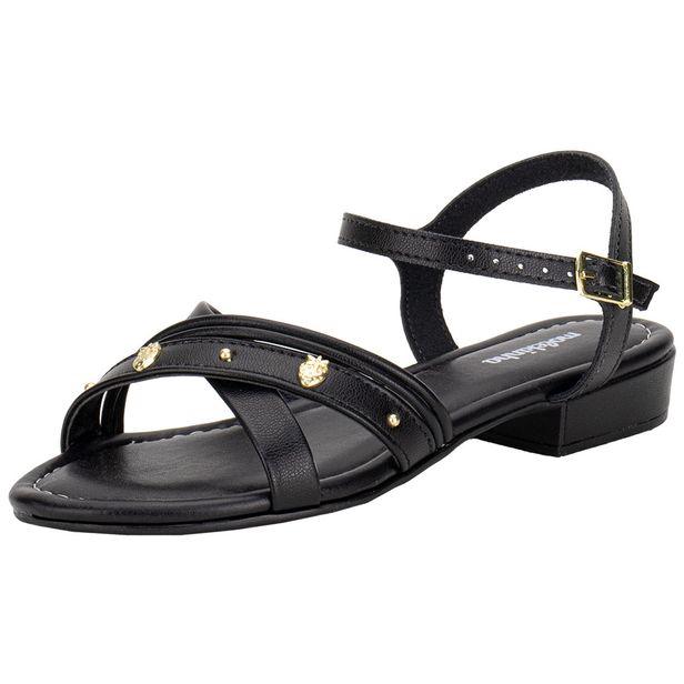 Sandália Infantil Feminina Molekinha 2318149 PRETO 27
