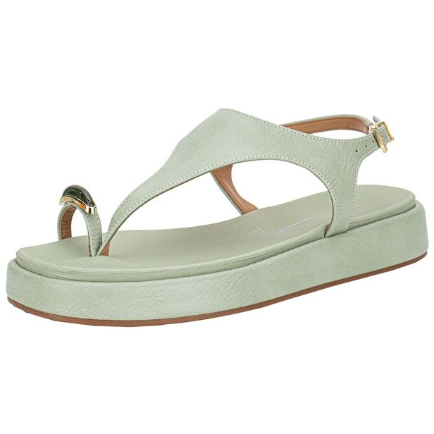 Sandália Feminina Flat Vizzano 6506127 VERDE 34