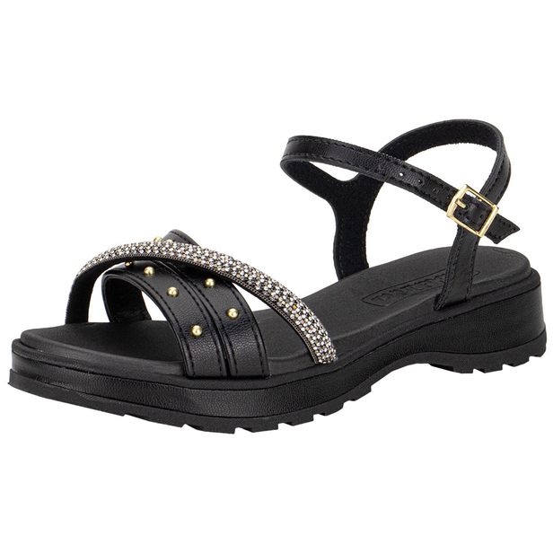 Sandália Infantil Feminina Molekinha 2361208 PRETO 26