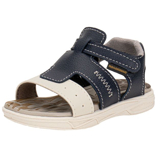 Papete Infantil Masculina Molekinho 2140759 AZUL/BRANCO 19