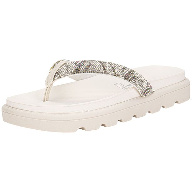 Tamanco Feminino Flat Vizzano 6459138 BRANCO/OFF 34