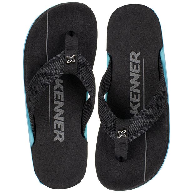 Chinelo Masculino NK6 Pro Kenner EJZ PRETO/AZUL 38