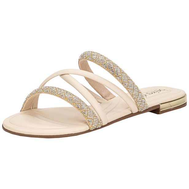 Tamanco Feminino Flat Beira Rio 8263979 NATURAL 35