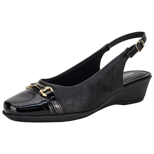 Sapato Feminino Anabela Piccadilly 143246 PRETO 34