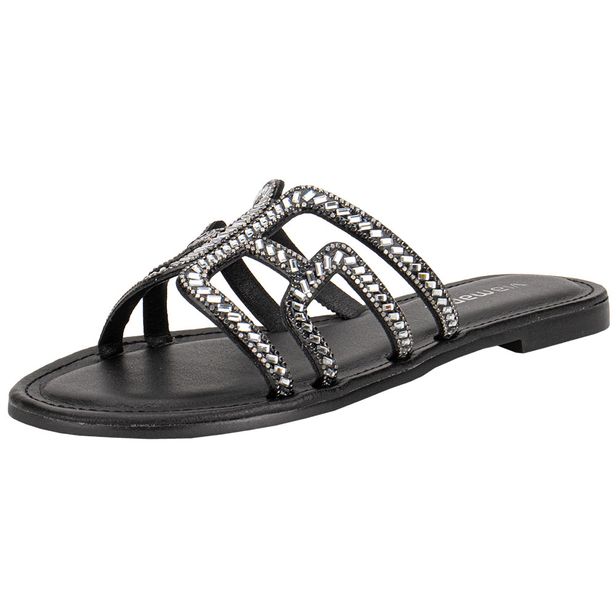 Tamanco Feminino Flat Via Marte 308004 PRETO 35