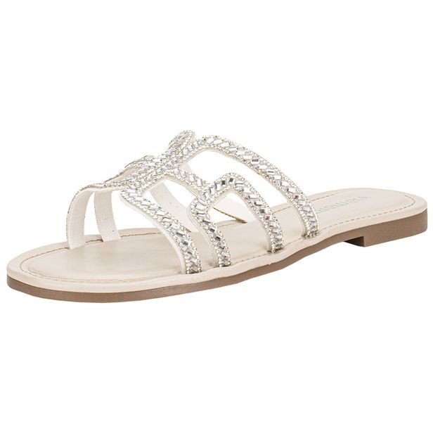 Tamanco Feminino Flat Via Marte 308004 MARFIM 35