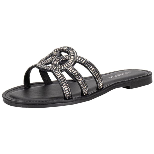 Tamanco Feminino Flat Via Marte 308003 PRETO 35