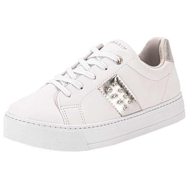 Tênis Feminino Casual Ramarim 2593121 BRANCO/CINZA 34