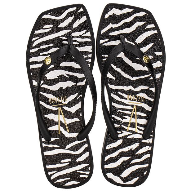 Chinelo Feminino Vizzano 6531100 PRETO/BRANCO 34