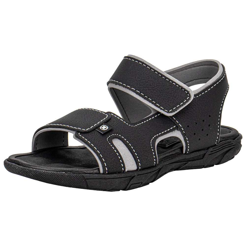Papete Infantil Masculina Molekinho 2400139 PRETO/CINZA 27
