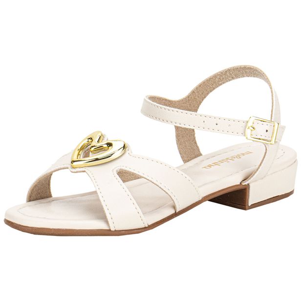 Sandália Infantil Feminina Molekinha 2318148 MARFIM 25