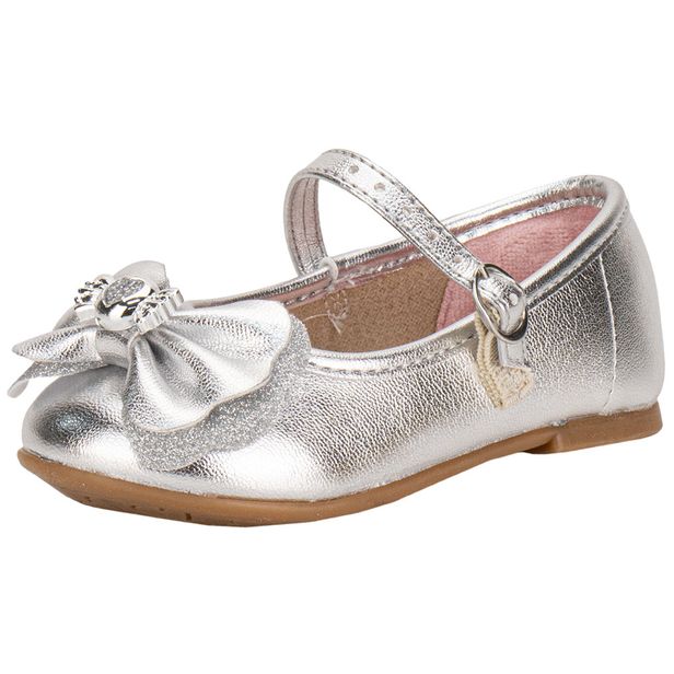 Sapatilha Infantil Feminina Molekinha 21061062 PRATA 19