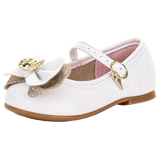 Sapatilha Infantil Feminina Molekinha 21061062 BRANCO 17