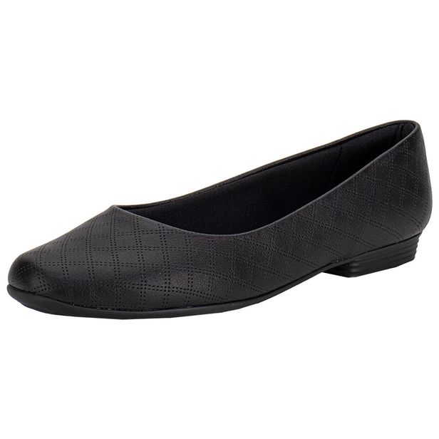 Sapatilha Feminina Flat Piccadilly 250115 PRETO 34