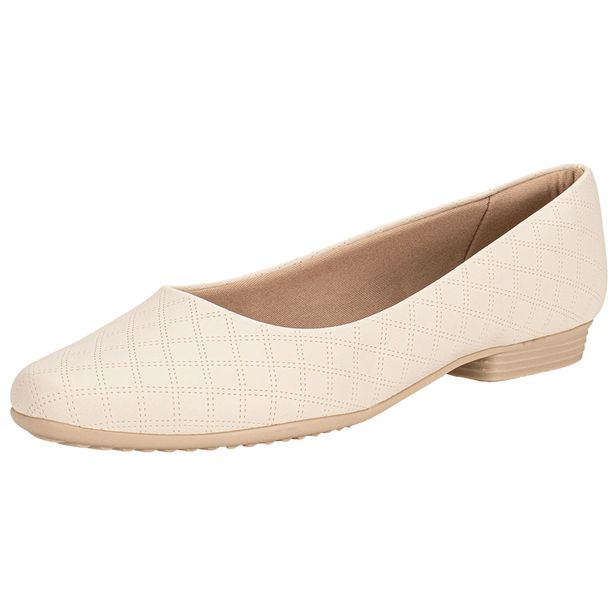 Sapatilha Feminina Flat Piccadilly 250115 MARFIM 34