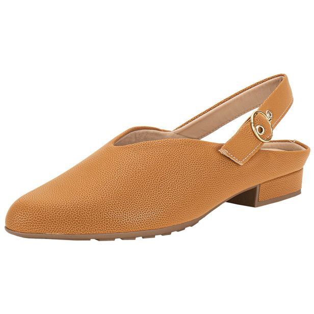 Sapato Feminino Salto Grosso Piccadilly 265001 CARAMELO 34