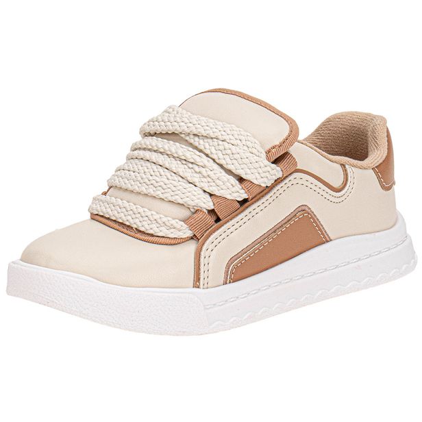 Tênis Infantil Feminino Molekinha 2575114 MARFIM 27