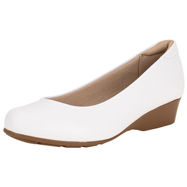 Sapato Feminino Anabela Modare - 7014200 BRANCO 01 34