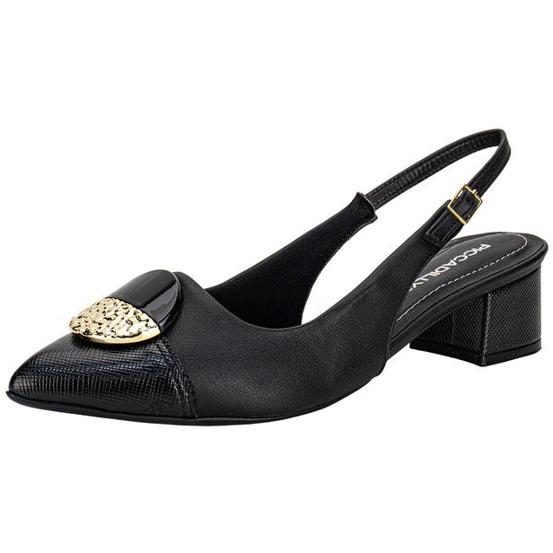 Sapato Feminino Salto Grosso Piccadilly 739091 PRETO 34