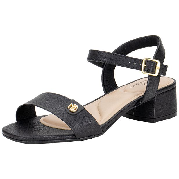 Sandália Feminina Salto Grosso Modare 7211101 PRETO 34