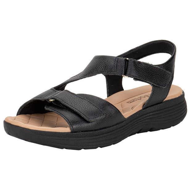 Sandália Feminina Flat ComfortFlex 2543404 PRETO 38