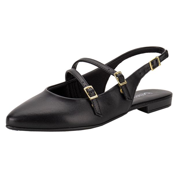 Sapato Feminino Salto Grosso Beira Rio 41341012 PRETO 01 34