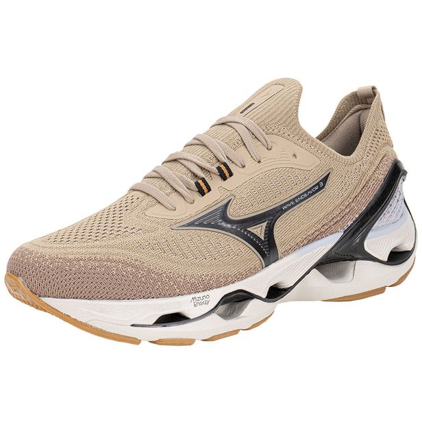 Tênis Masculino Wave Endeavor 3 Mizuno 101060060 TAUPE 38