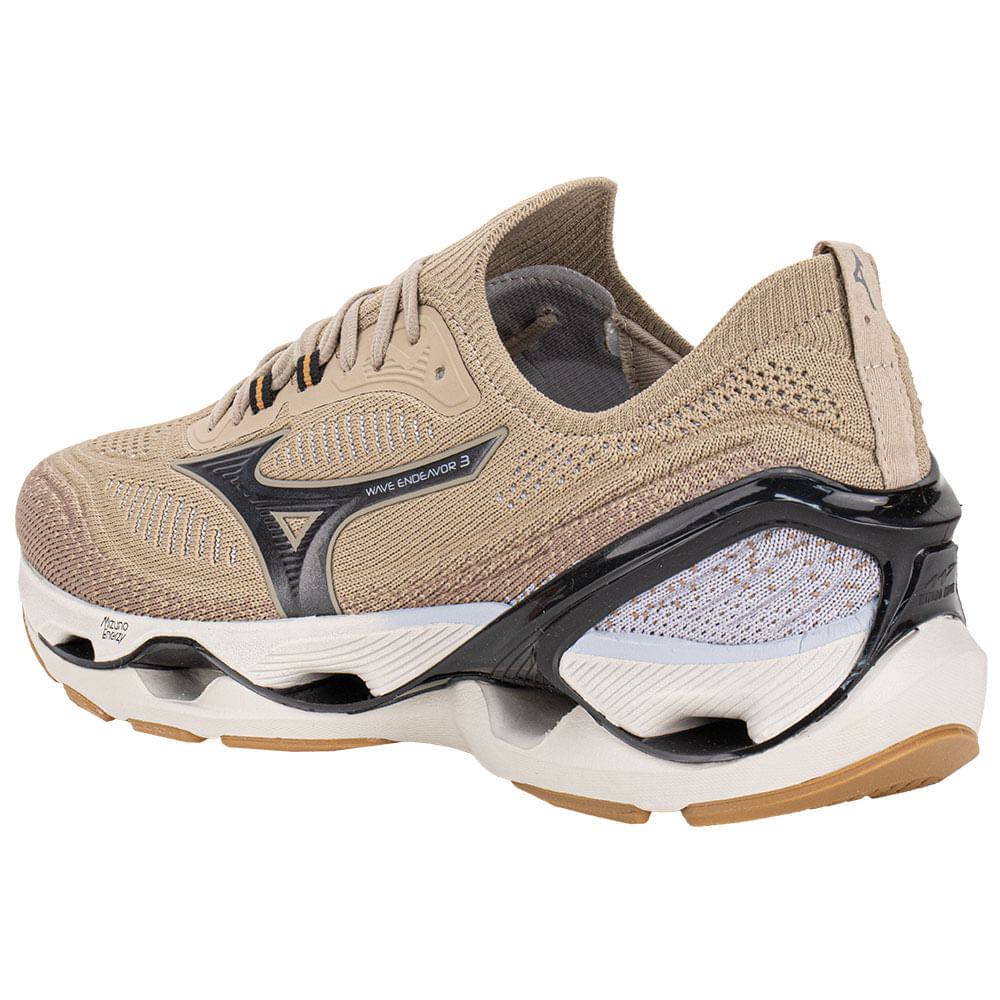 Tênis Masculino Wave Endeavor 3 Mizuno 101060060 TAUPE | Clovis