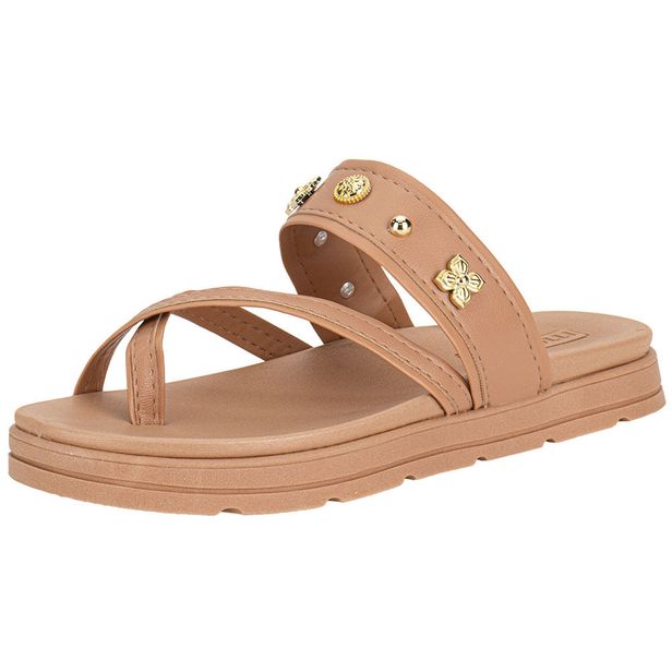 Tamanco Feminino Flat Moleca 5490125 SALMÃO 34