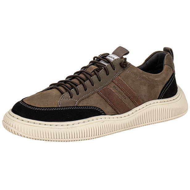 Sapatênis Masculino Vibe Democrata 625101 TAUPE 38