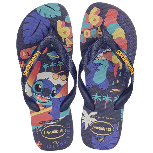 Chinelo Masculino Top Disney Clássicos Stitch Havaianas 4148941 MARINHO 35/36